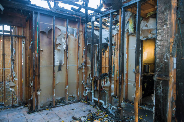 Professional Fire Damage Repair technician working in Traverse City, MI
